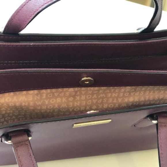 Kate Spade Staci Tippy Triple Compartment Satchel with Gold Tone Hardware - Picture 5 of 8